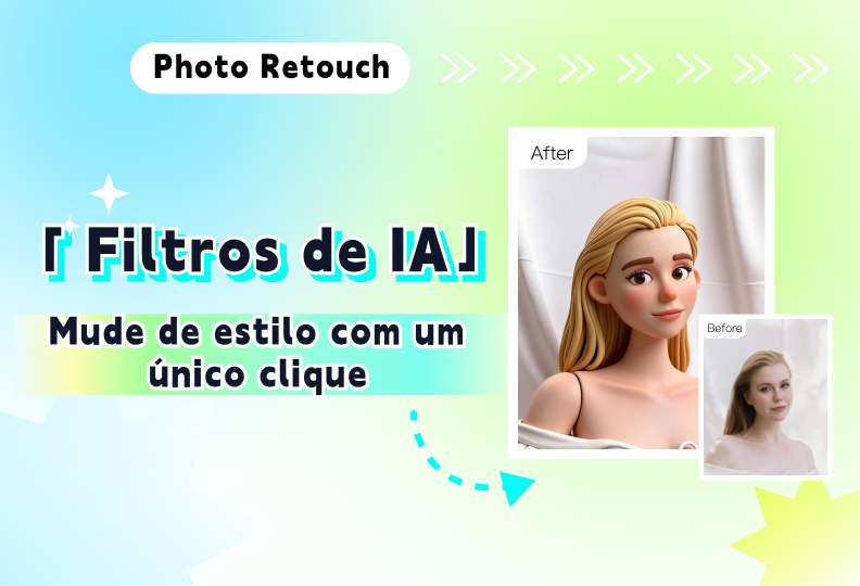 Filtros de IA: ilumine suas fotos com estilos mágicos