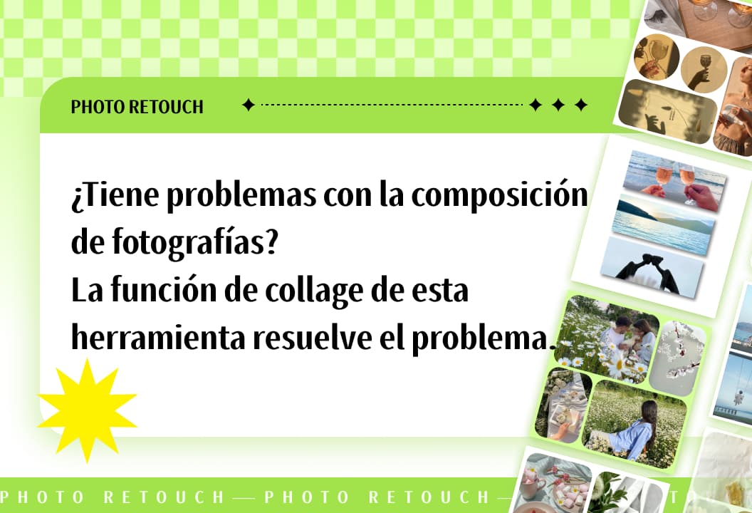 A fusão de fotografias não é suficientemente boa? Esta ferramenta tem uma função de puzzle inteligente