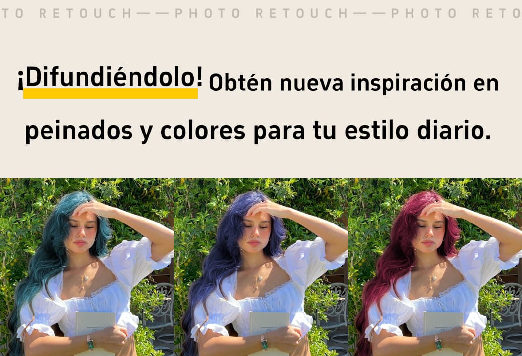 ¡Vuélvete viral! Esta función desbloquea nueva inspiración para el color del cabello para el peinado diario.